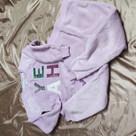 💫Host Pick💫 NWOT Lounge set Girls M 7/8   READ ABOUT FACTORY FLAW & FIX - Picture 1 of 11